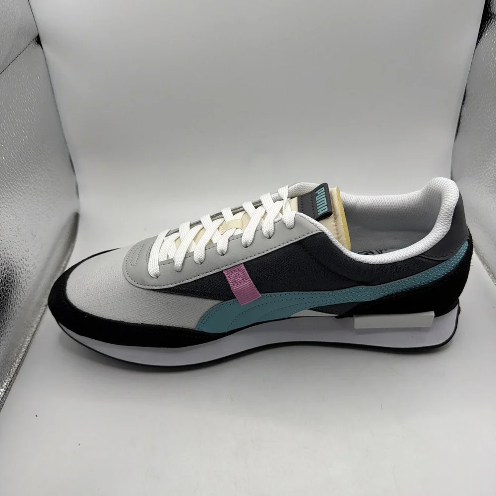 Puma Future Rider Play On 'Porcelain-Ebony-Puma black' 371149-76 Size 13 New
